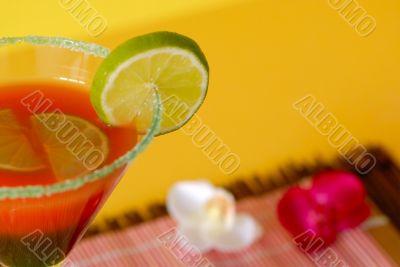 Very great cocktail with lemon