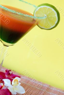 Very great cocktail with lemon