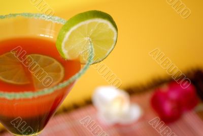 Very great cocktail with lemon