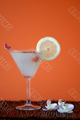 Very great cocktail with lemon