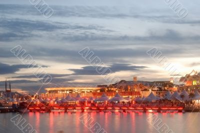 Cannes festival by night