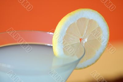 Very great cocktail with lemon