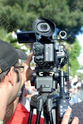cameraman in action