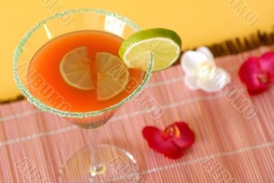 Very great cocktail with lemon