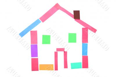 House from paper