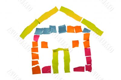 House from paper