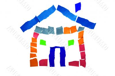 House from paper