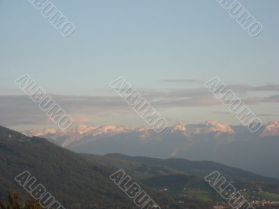 landscape with mountains