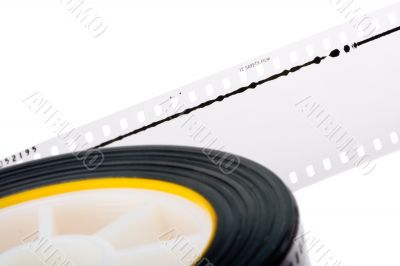 35 mm reel with audio track 35 mm reel with audio track