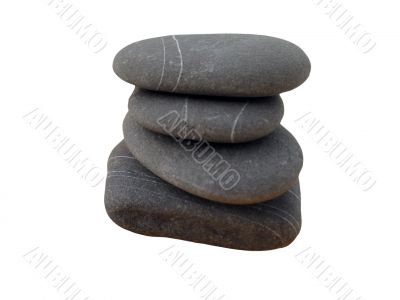 pile of grey stones
