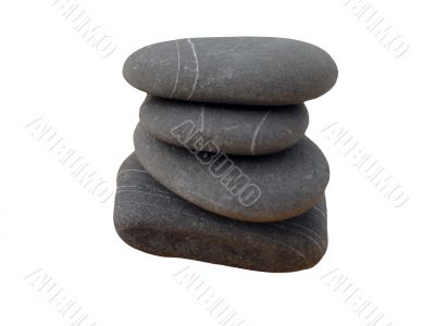 pile of grey stones pile of grey stones