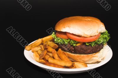 Cheeseburger and Fries