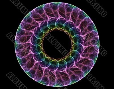 Smoke swirl iris