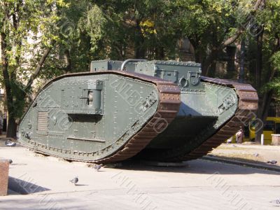 The First English tank