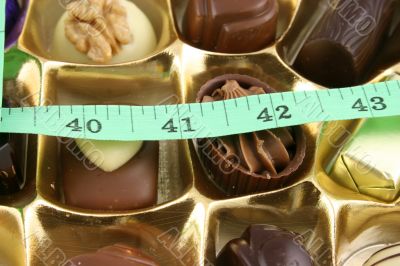 Quality Chocolates and tape measure