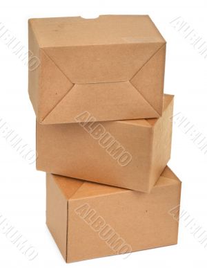 stack of cardboard boxes
