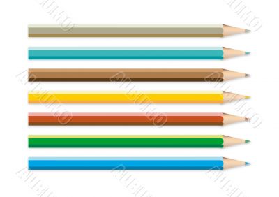 Coloured pencils