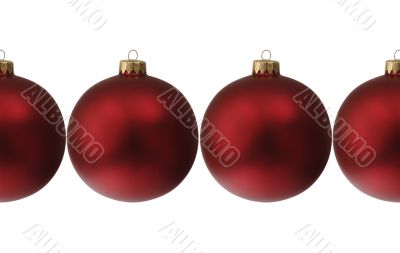 Red chrismas balls