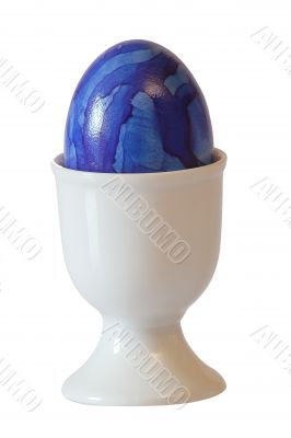 Blue easter egg