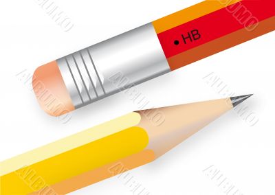 Pencil Tops with rubber