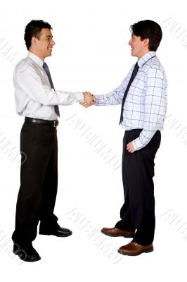 business deal between two men