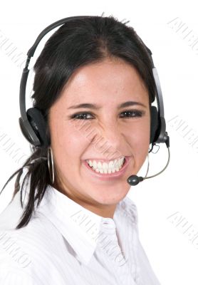 Beautiful Customer Support Girl