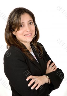 Beautiful Customer Support Girl