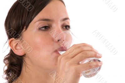 Healthy glass of water