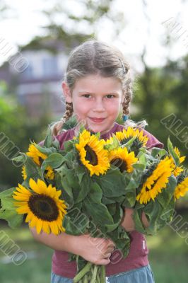 Little flower girl