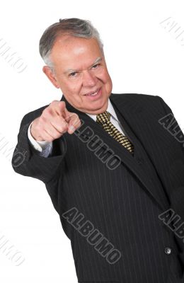 business man pointing at you