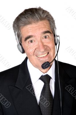 business customer service man