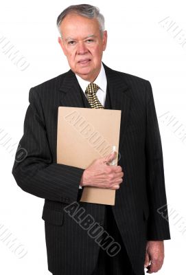 business man with folder