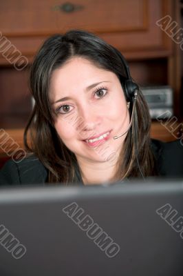 business customer service girl