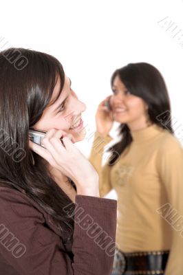 casual girls conversation