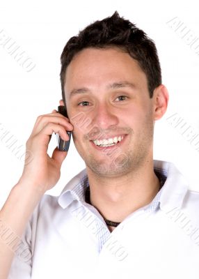 guy making a phone call