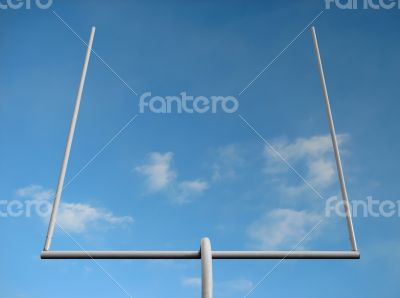 American football goal posts