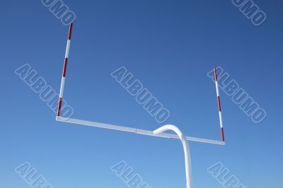 Uprights of football goal posts