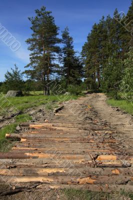 Wooden road