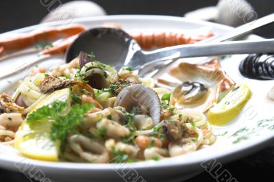 Seafood dish Seafood dish