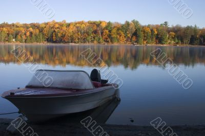 Boat on the lake