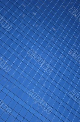 Blue windows pattern