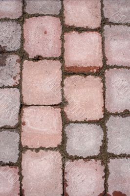 Stone tile paving