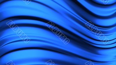 Abstract liquid blue background  3D rendering