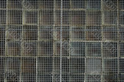 Rusty wire mesh background