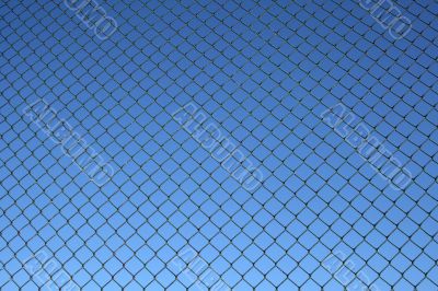 Chain link fence pattern