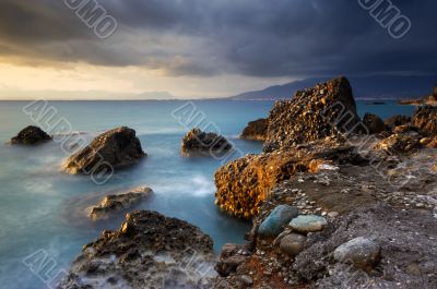 Seascape in Greece