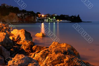 The fishing village of Avia, southern Greece