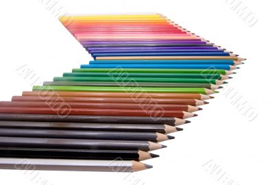 color pencil arrow