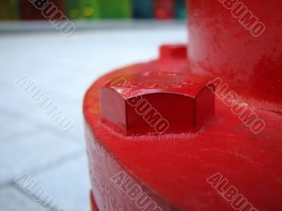 Closeup of a fire hydrant