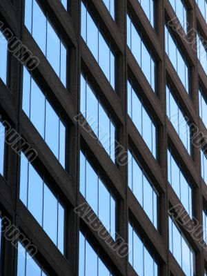 Windows of an office building Windows of an office building